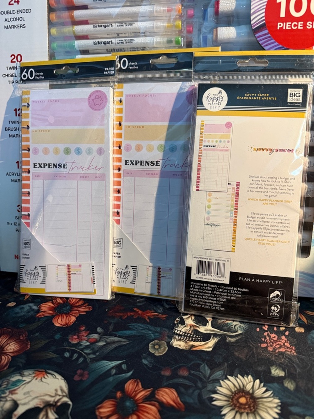 Happy Planner - Classic Half-Sheet Budget Expense Refill Paper 3 Available